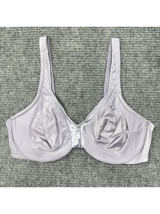 Olga Other - Olga Bra 40D Signature Support Satin Underwire Full Coverage Unlined Lilac 35002